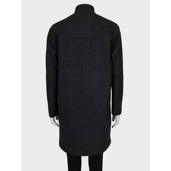 Saint Laurent Dark Gray Wool Coat - Size Medium (FR38) - Picture 4 of 7